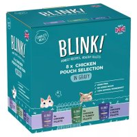 Blink! Cat Pouch Chicken in Gravy 85g 8pk x 3