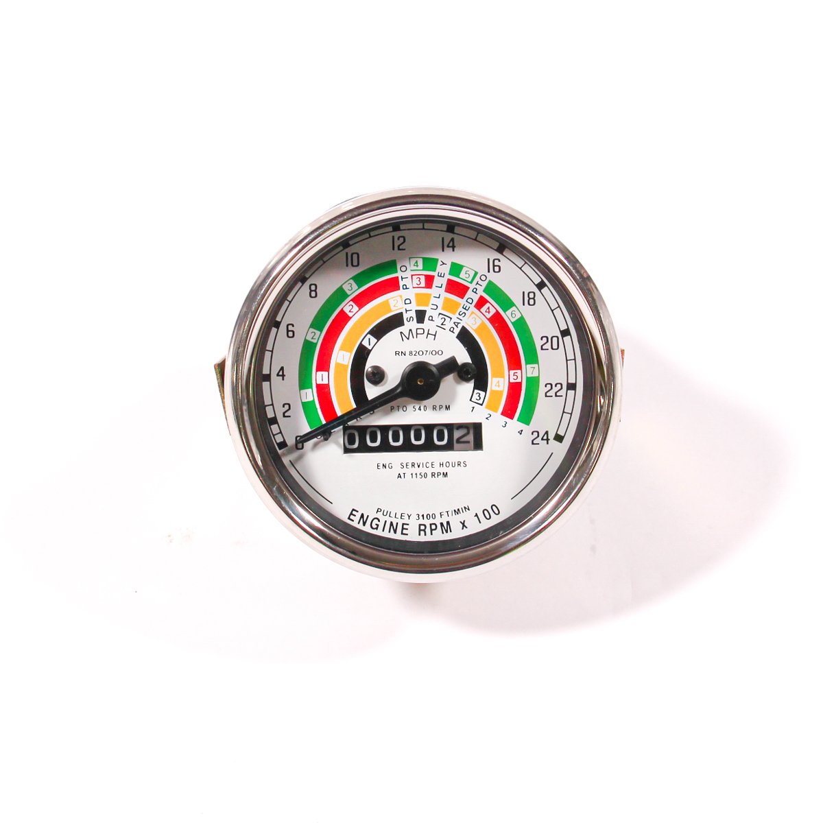 TRACTORMETER MPH - R/H ROTATION