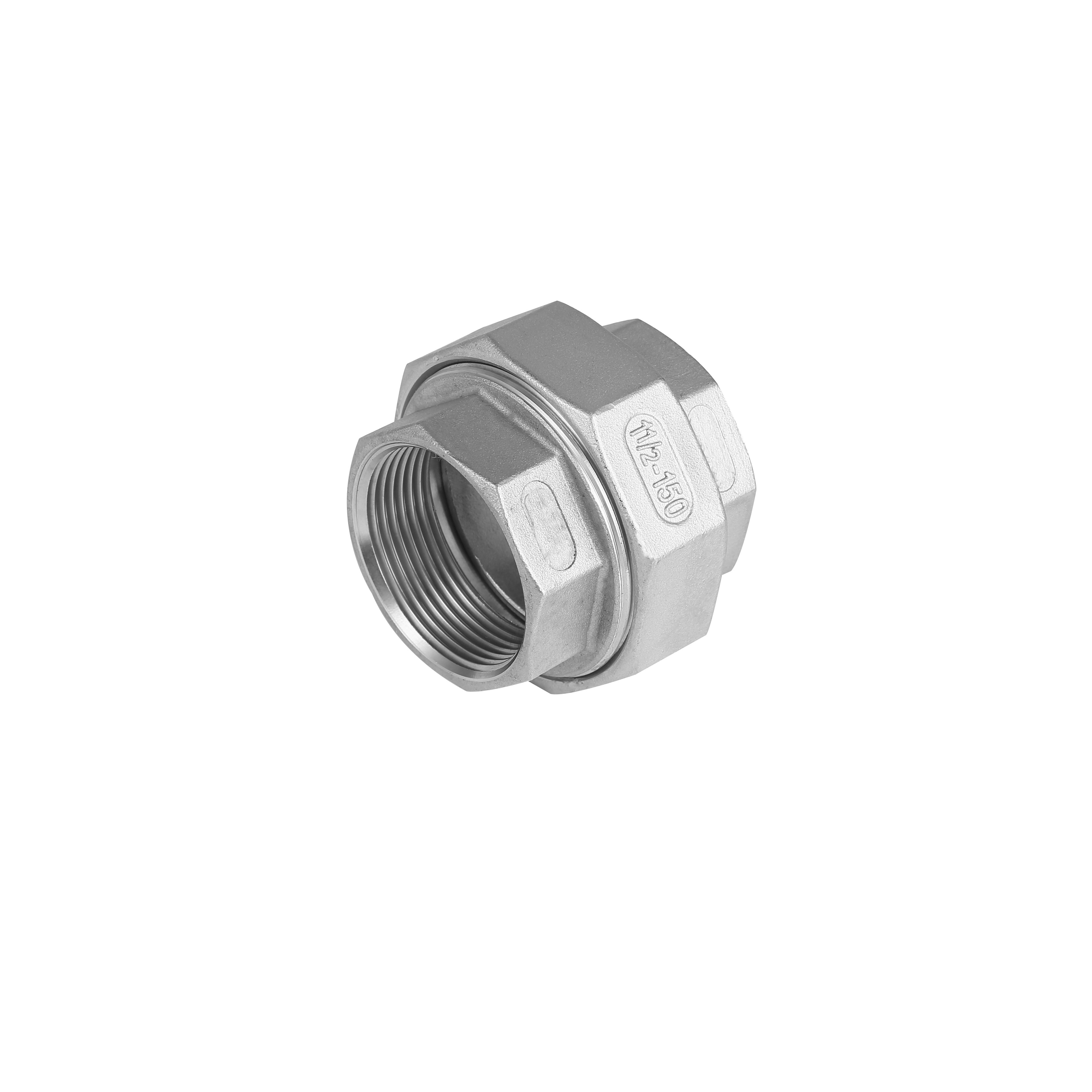 4" BSPP 150LB Conical Union F/F  316 Stainless Steel  ISO 4144