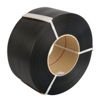 Polypropylene Machine Strapping - 8mm x 0.55mm x 4000m - Black