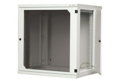 18U Wall Cabinet with glass door (removable panels)600x400mm