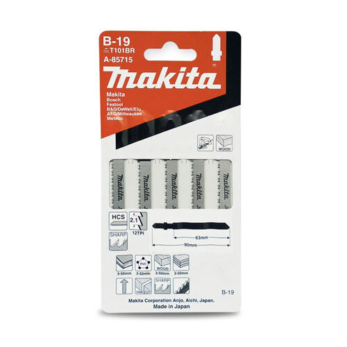 Buy Makita B19 Jigsaw Blades (5 Pack) online Tadhg O'Connor Ltd.
