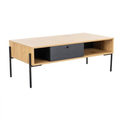Moritz Coffee Table -  Oak + Black