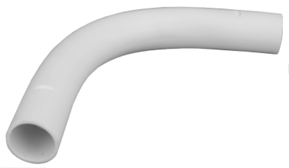 25mm PVC Inspection Bend White