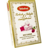 Rose flavour Turkish delight in gift box - 12x200g