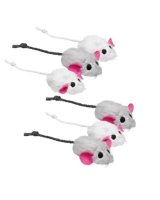 Plush Mice Cat Toy 5CMX6