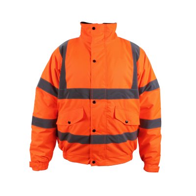 Blackrock Hi-Vis Bomber Jacket Orange Large