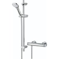 Bristan Artisan Thermostatic Surface Mounted Bar Shower Valve with Adjustable Riser AR2 SHXMTFF C