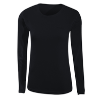 TE01W Thermatech Womans Black Base layer