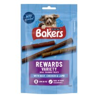 Bakers 12621181 Rewards Variety 12 Stick Dog Treats 8x100gm