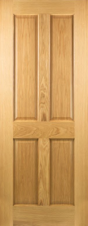 Oak Kingscourt 4 Panel Straight Top