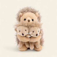 Hedgehog with Twins 15cms