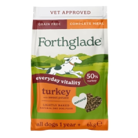 Forthglade Lightly Baked Natural Dry Dog Food Turkey 2kg