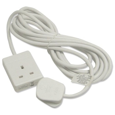 13 AMP 1 Way Ext Socket  Plug with 10m Lead