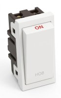 Lincoln 20 Amp White Double Pole  Module Insert - Hob