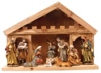 Nativity/Resin/11 Figures.4 inch With Shed   (89894)