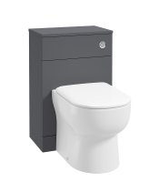 SCANDINAVIAN BACK TO WALL WC MIDNIGHT GREY MATT UNIT
