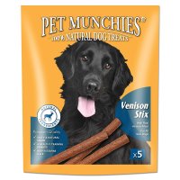 Pet Munchies Venison Stix Dog Treat 10x50gm