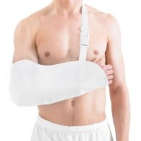 The cotton breathable arm sling is suitable for the left and right arm and suitable for men and women.