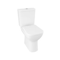 Tucker French Pro Square Comfort Height Open Back Close Coupled Pan Pack (Pan, 4/2.6Ltr Cistern + Soft Close Seat)