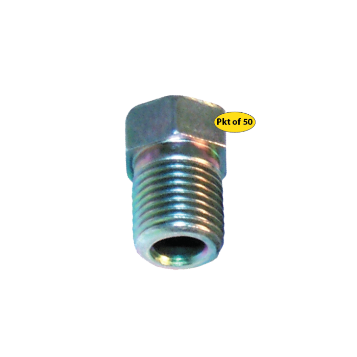 Fully Threaded Male Brake B Nuts - Suits 3/16" Brake Pipe