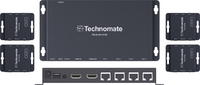 Technomate 4 Way HDMI Splitter Over CAT