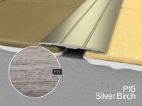 WRG1 900mm Flat Adhesive Profile P15 Silver Birch