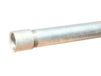 25mm (1") Galvanized Heavy Half Random Single Socketed Tube 3.25m (Per L)