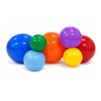 Rainbow Reusable PVC Balloon Garland - 7 Piece