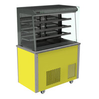 Versicarte Pro Refrigerated Grab & Go, 3xGN, Squared Glass & Solid Back, Standard Height