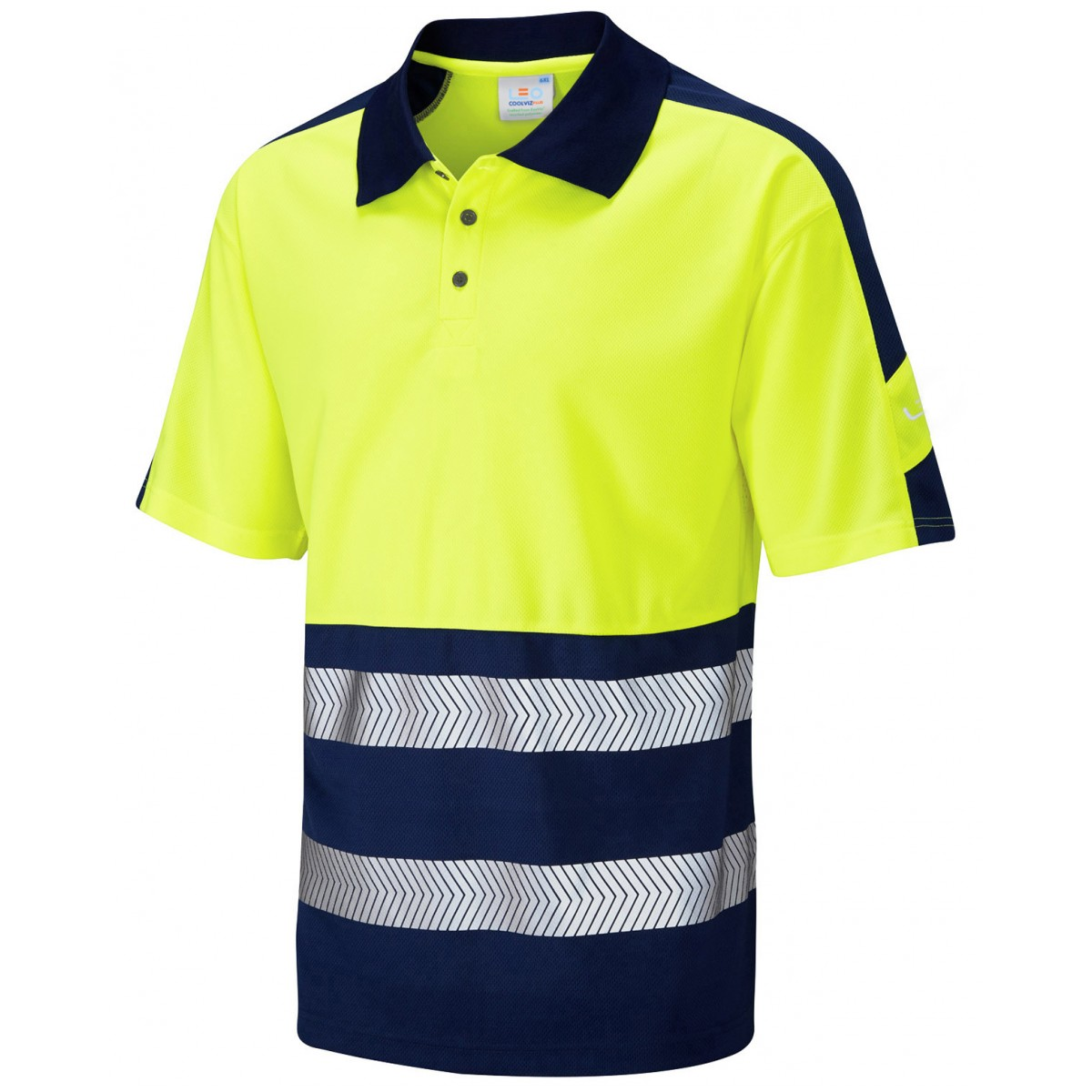 Leo Watersmeet EcoViz Performance+ Dual Colour Polo Shirt