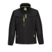 Portwest T753 WX3 Eco Hybrid Softshell Jacket, Black