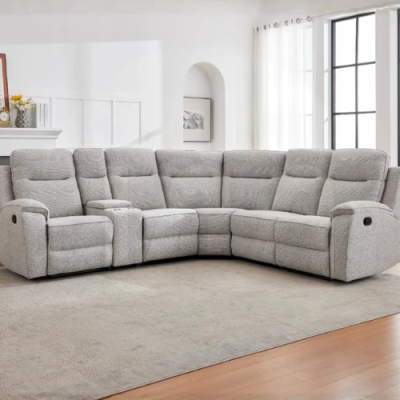 Carlow 2-C-2 with Console Corner Sofa - Grey