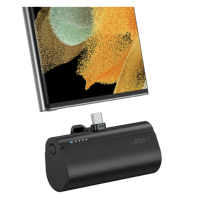 Veger 5,000mAh Powerbank, PD20W, Built In USB-C, Plug In Type