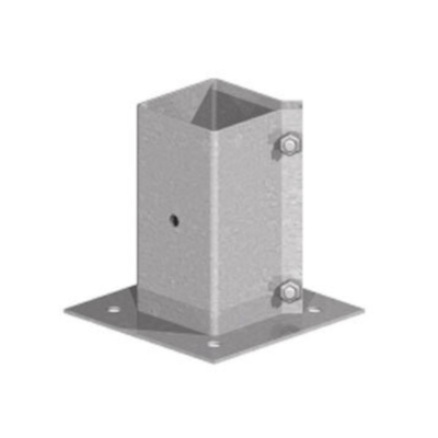 Bolt Down Support 6x6" - Galvanised
