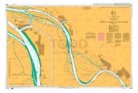 ADMIRALTY Chart - 3845 Shatt al 'Arab, Abadan to Jazirat Umm at Tuwaylah