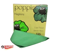 DINNER NAPKINS GREEN  2-ply 40cm c/s2000