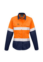 WOMENS RUGGED COOLING TAPED HI VIS SPLICED SHIRT   ZW720