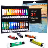 Meeden Oil Paint Set - 24 Colours (12ml)