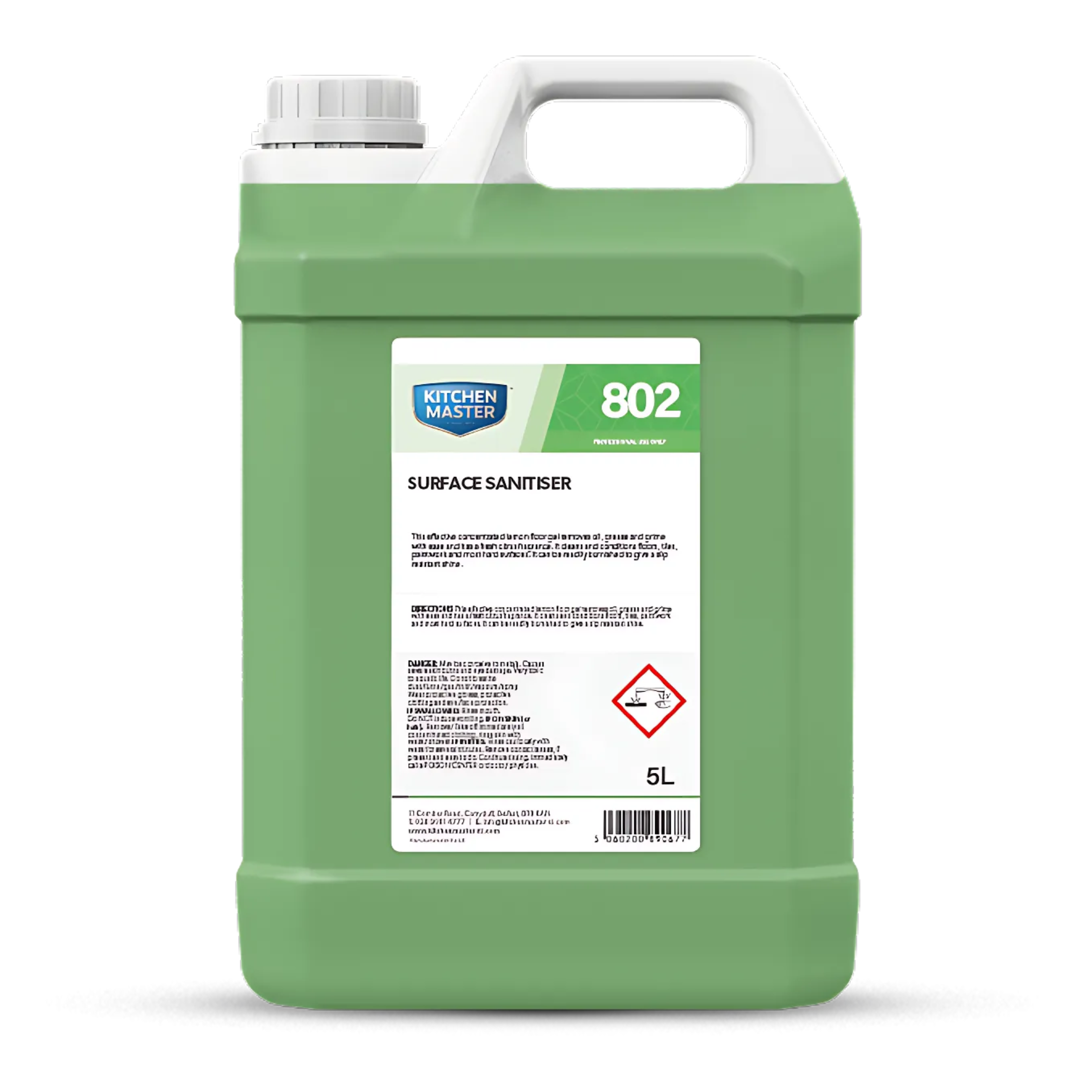 Kitchenmaster Bacterial Surface Food Safe Sanitiser, 5 Litre