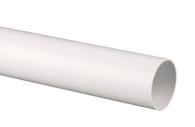 68mm Round Downpipe Arctic White 4m