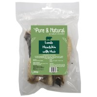 Pure & Natural Lamb Headskin With Hair