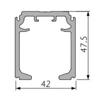 OPK Spaceship 160 (Part A) Standard Track Only 3500mm (03-016-160-A35)
