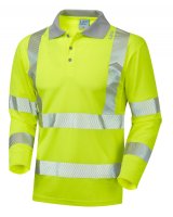 BARRICANE ISO 20471 CL 3 COOLVIZ PLUS SLEEVED POLO SHIRT