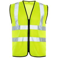 SUPERTOUCH HI VIS ZIP VEST