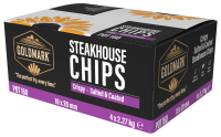 Goldmark Super Crispy Salted & Coated Steakhouse Chips 4x2.27kg