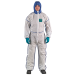 Microgard 1800 Coverall, White/Navy, SMS Back