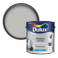 Dulux Matt Merrion Grey 2.5L Paint Tin & Colour Swatch