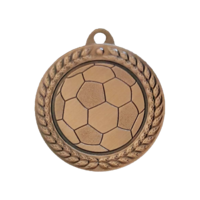 40mm Soccer Ball Medal (Bronze)