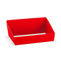 BOX TRAY MEDIUM HIGH BACK 310X240X105mm RED